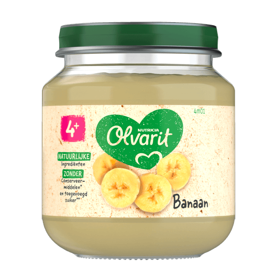 Olvarit 4+ Maanden Banaan - Dirk