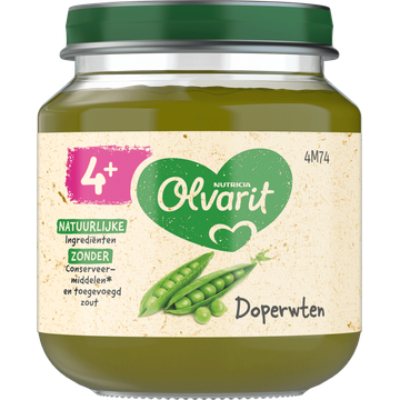 Olvarit 4+ Maanden Doperwten - JUMBO