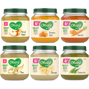 Olvarit 4+ Maanden Maaltijdpotjes en Fruitpotjes - JUMBO