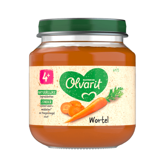 Olvarit 4+ Maanden Wortel - Dirk