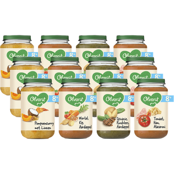 Olvarit 8+ Maanden 12 x 200 g - JUMBO