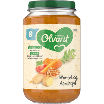 Olvarit 8+ Maanden Wortel Kip Aardappel - JUMBO