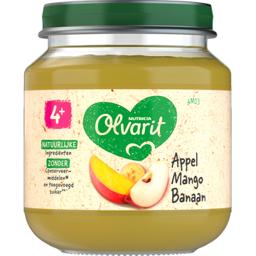 Olvarit Appel Mango Banaan 4+ Maanden - JUMBO