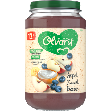 Olvarit Appel Zuivel Bosbes 12+ Maanden - JUMBO