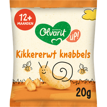 Olvarit Up! Kikkererwt Knabbels 12+ Maanden - JUMBO