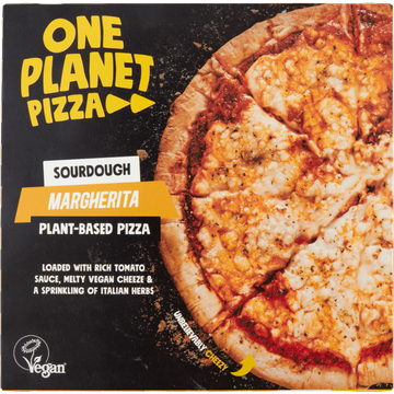 One Planet Pizza Sourdough Margherita Plant-Based Pizza - JUMBO