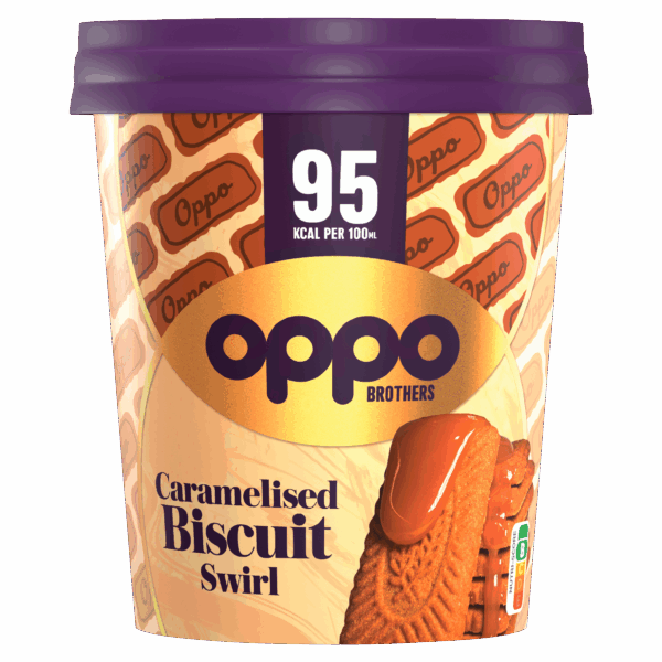 Oppo Pint Caramelised Biscuit - PLUS