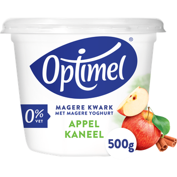 Optimel Magere Kwark met Magere Yoghurt Appel Kaneel 0% Vet - JUMBO