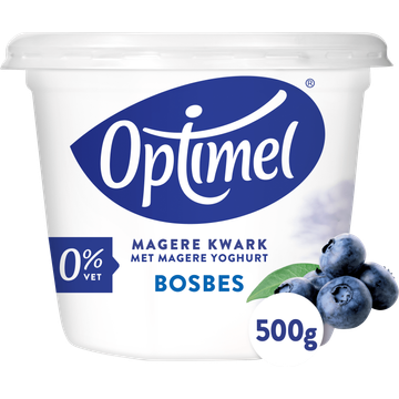 Optimel Magere Kwark met Magere Yoghurt Bosbes 0% Vet - JUMBO