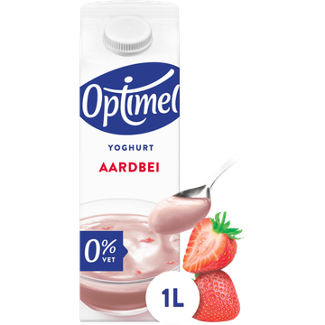 Optimel Magere Yoghurt Aardbei 0% Vet - JUMBO