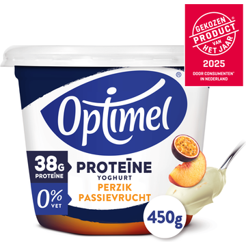 Optimel Proteïne Yoghurt Perzik Passievrucht 0% Vet - JUMBO