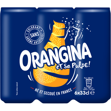 Orangina et sa Pulpe! 6 x 330 ml - JUMBO