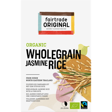 Organic Wholegrain Jasmine Rice - JUMBO