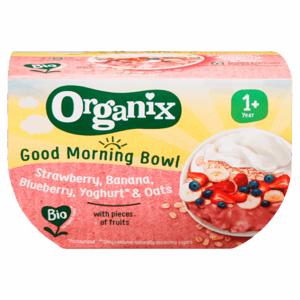 Organix Good Morning Bowl Aardbei Banaan 12+m - PLUS