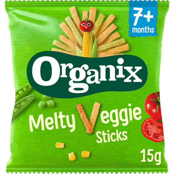 Organix Melty veggie sticks 7+ maanden - Dirk