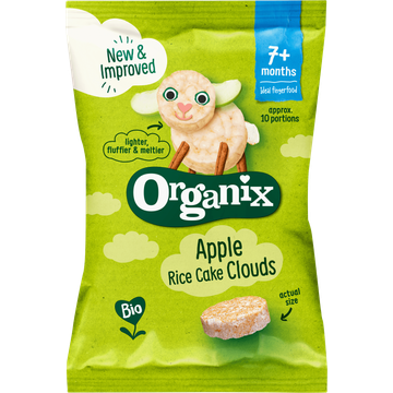 Organix Rijstwafels Apple Rice Cake Clouds - JUMBO