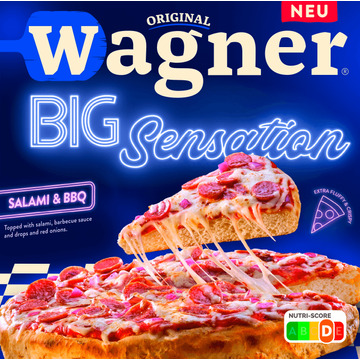 Original Wagner Big Sensation Salami & BBQ - JUMBO