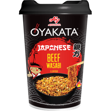 Oyakata Instant Noodles Beef Wasabi - JUMBO