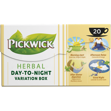 PICKWICK HERBAL Day to Night Variatiebox - JUMBO
