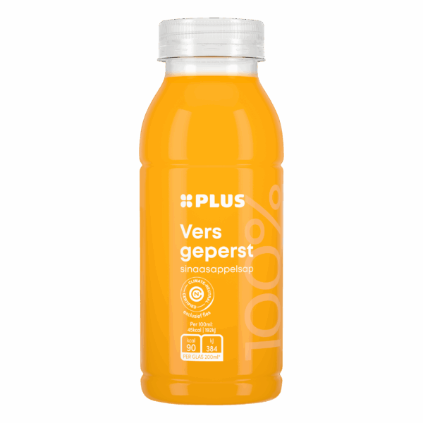 PLUS 100% zelf geperst sinaasappelsap - PLUS