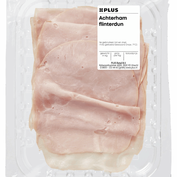 PLUS Achterham flinterdun - PLUS