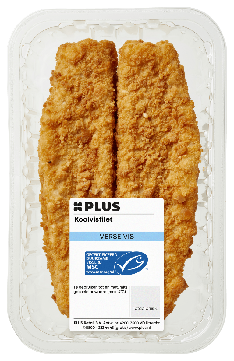 PLUS Alaska Koolvisfilet gepaneerd - PLUS