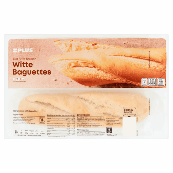 PLUS Baguettes Wit - PLUS