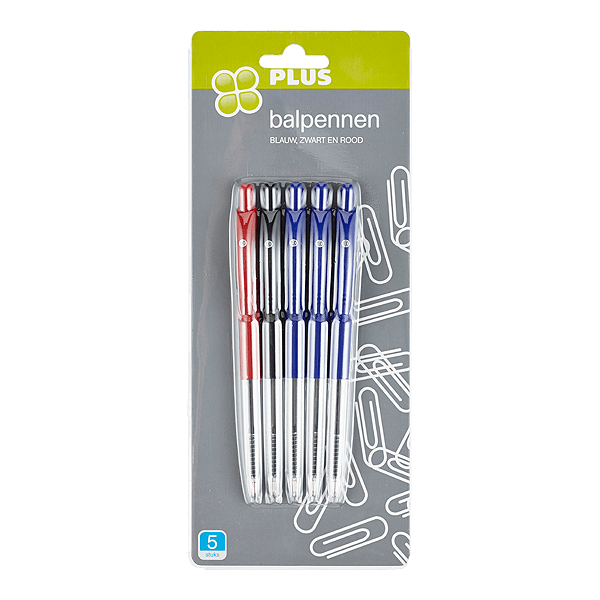 PLUS Balpennen drukknop - PLUS