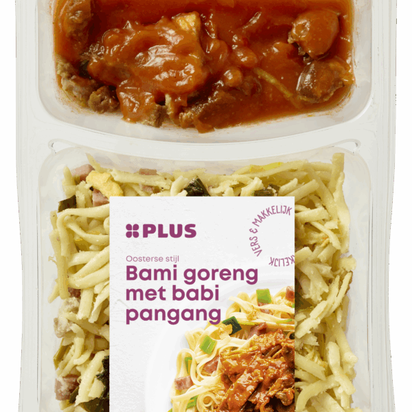 PLUS Bami Goreng met krokante Babi Pangang - PLUS
