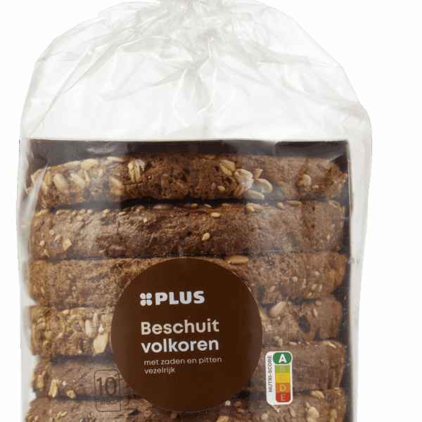 PLUS Beschuit volkoren met zaden - PLUS