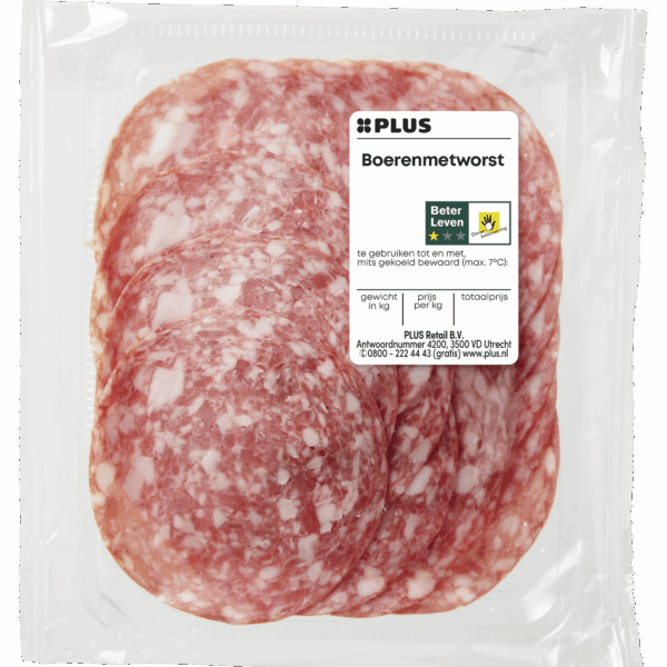 PLUS Boerenmetworst - PLUS