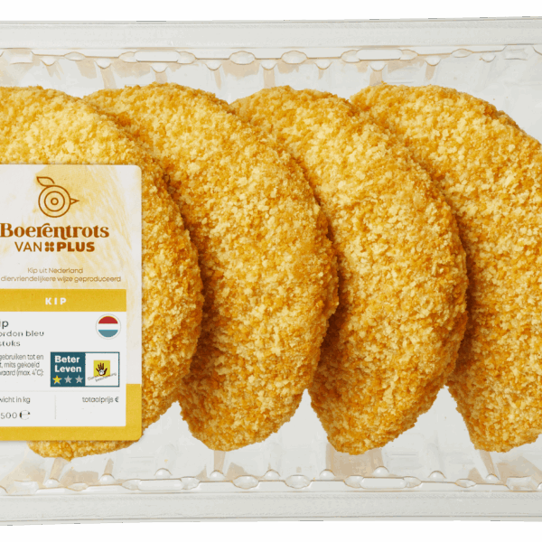 PLUS Boerentrots Kip Cordon Bleu 4st - PLUS