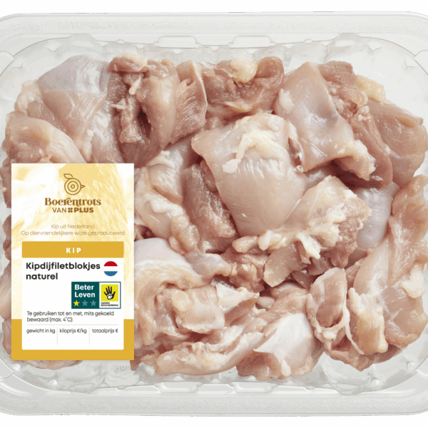 PLUS Boerentrots Kipdijfiletblokjes - PLUS