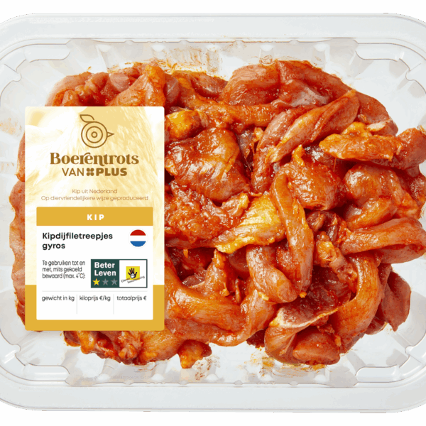 PLUS Boerentrots Kipdijfiletreepjes Gyros - PLUS