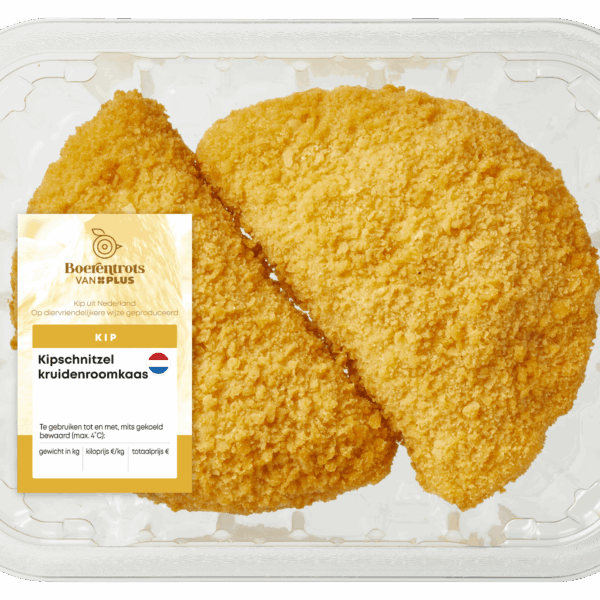 PLUS Boerentrots Kipschnitzel kruidenroomkaas - PLUS