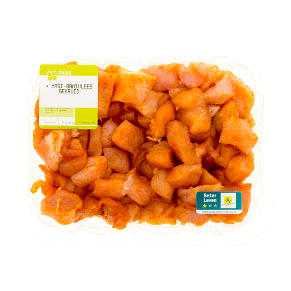 PLUS Boerentrots Nasi-bamivlees gekruid - PLUS