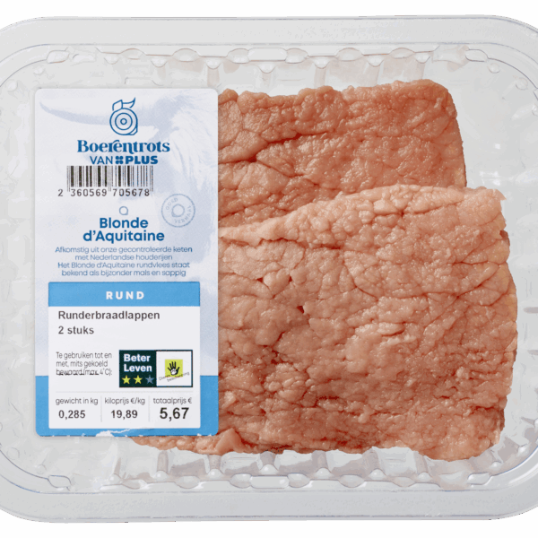 PLUS Boerentrots Runderbraadlappen 2 stuks - PLUS