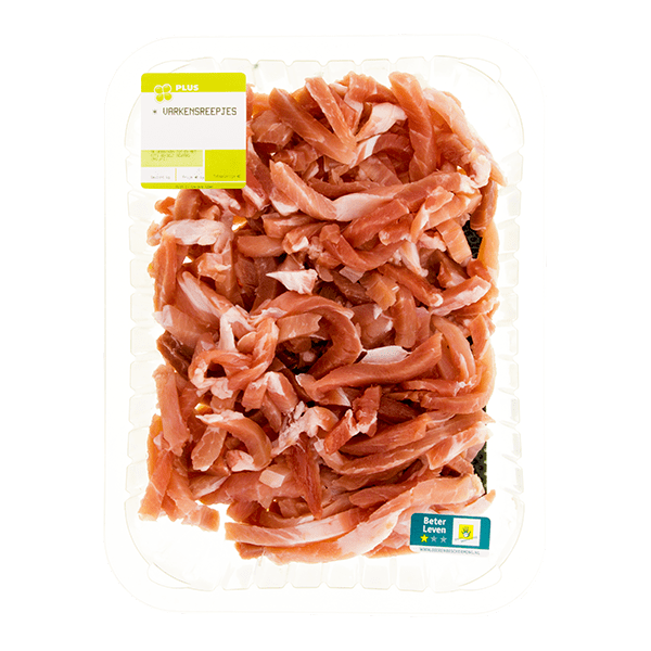 PLUS Boerentrots Varkensreepjes - PLUS