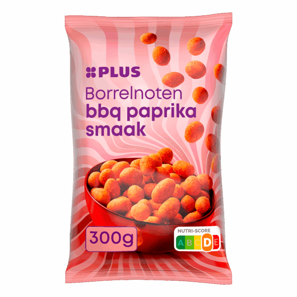 PLUS Borrelnoot BBQ Paprika - PLUS