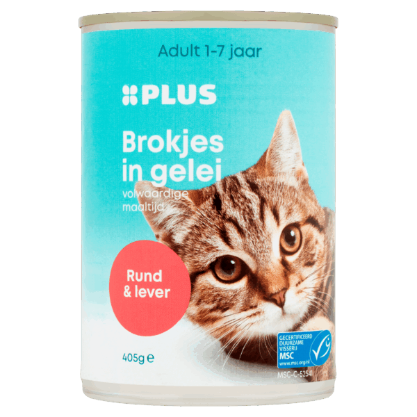 PLUS Brokjes in gelei Rund & lever - PLUS