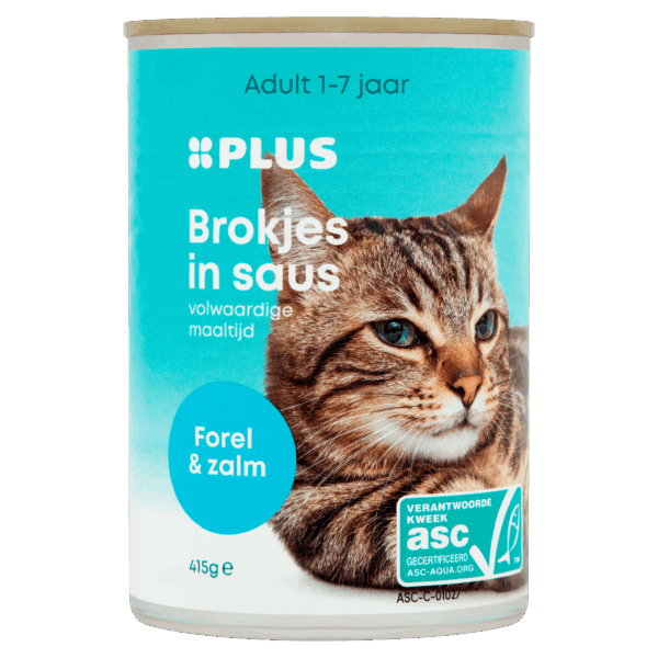 PLUS Brokjes in saus Forel & zalm - PLUS