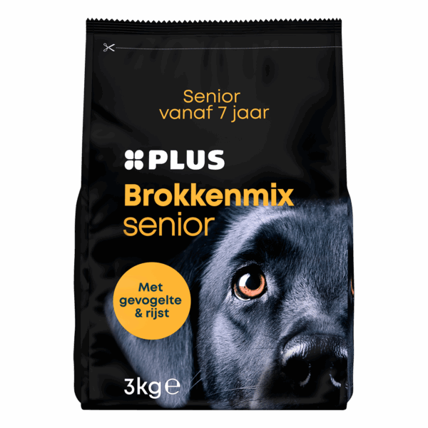 PLUS Brokkenmix senior gevogelte & rijst - PLUS