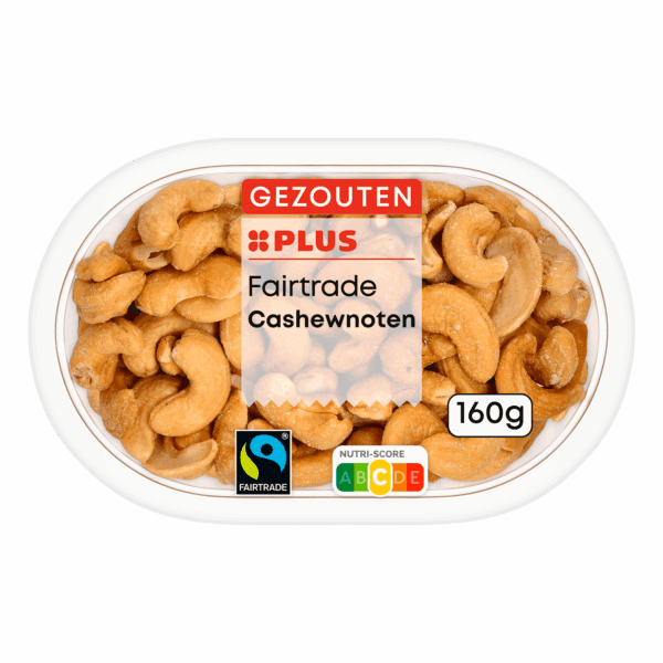 PLUS Cashewnoten Fairtrade (gez) - PLUS