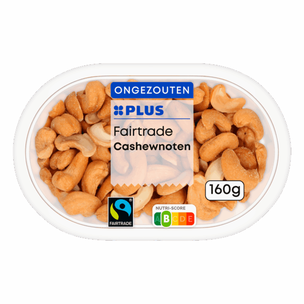 PLUS Cashewnoten Fairtrade (ongz) - PLUS
