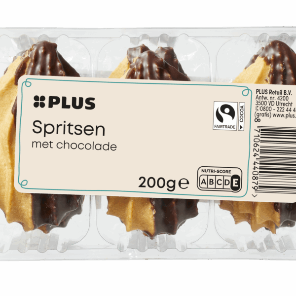 PLUS Chocolade sprits Fairtrade - PLUS