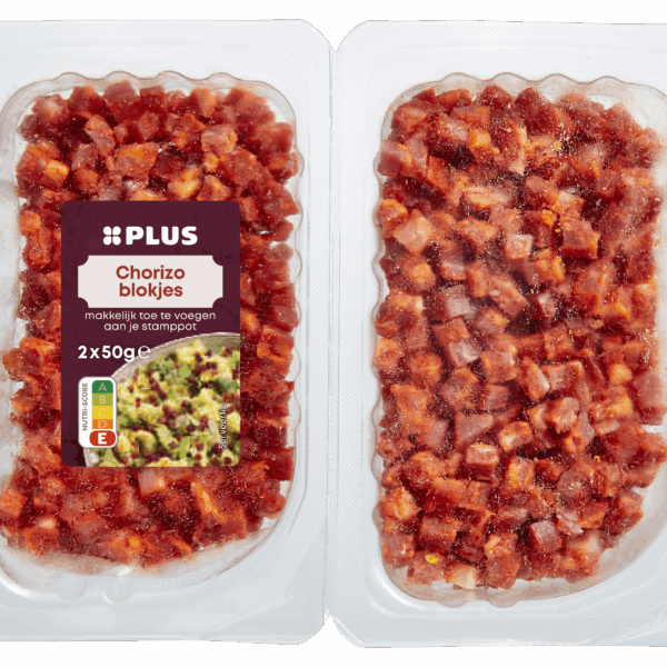 PLUS Chorizo blokjes - PLUS