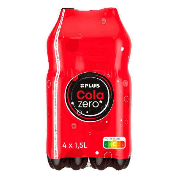 PLUS Cola zero 4-pack - PLUS