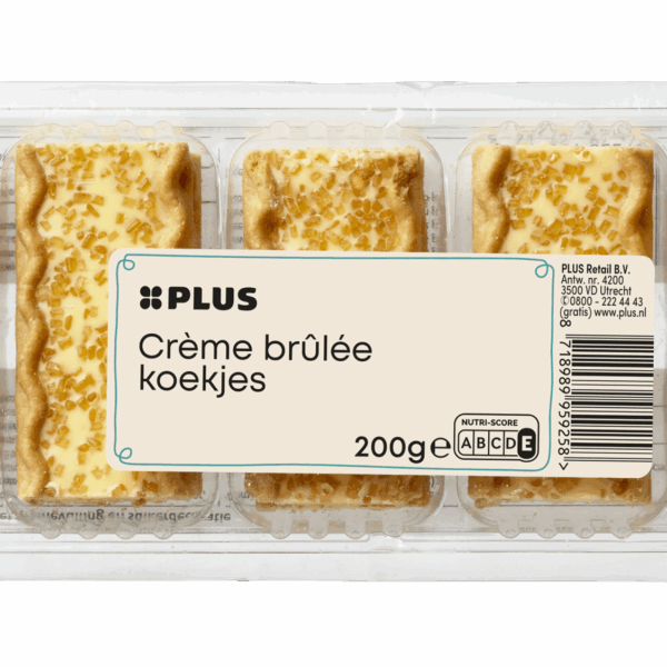 PLUS Crème Brulée koekjes - PLUS