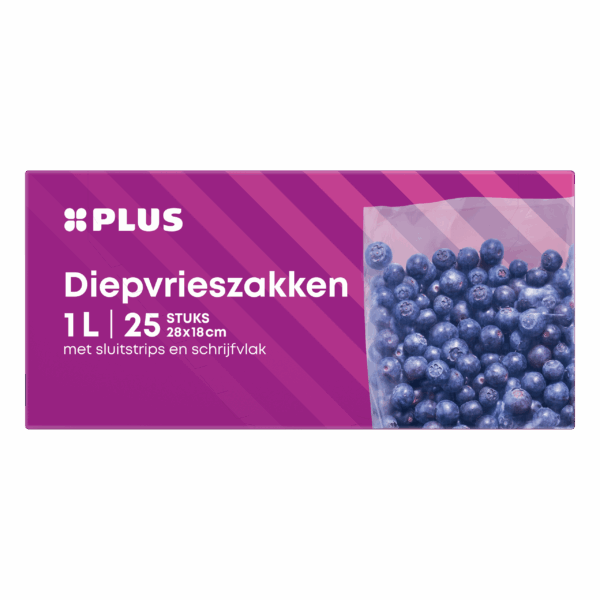 PLUS Diepvrieszakjes 1L - PLUS