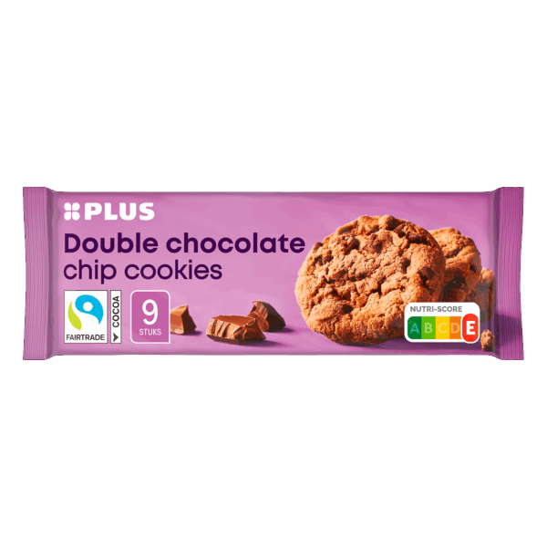 PLUS Double chocolate chip cookies - PLUS